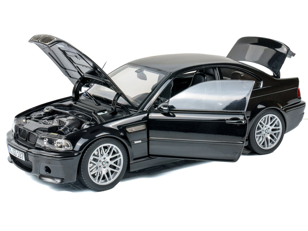 2003 BMW M3 CSL Saphire Black 1/18 Diecast Model Car by Norev-2