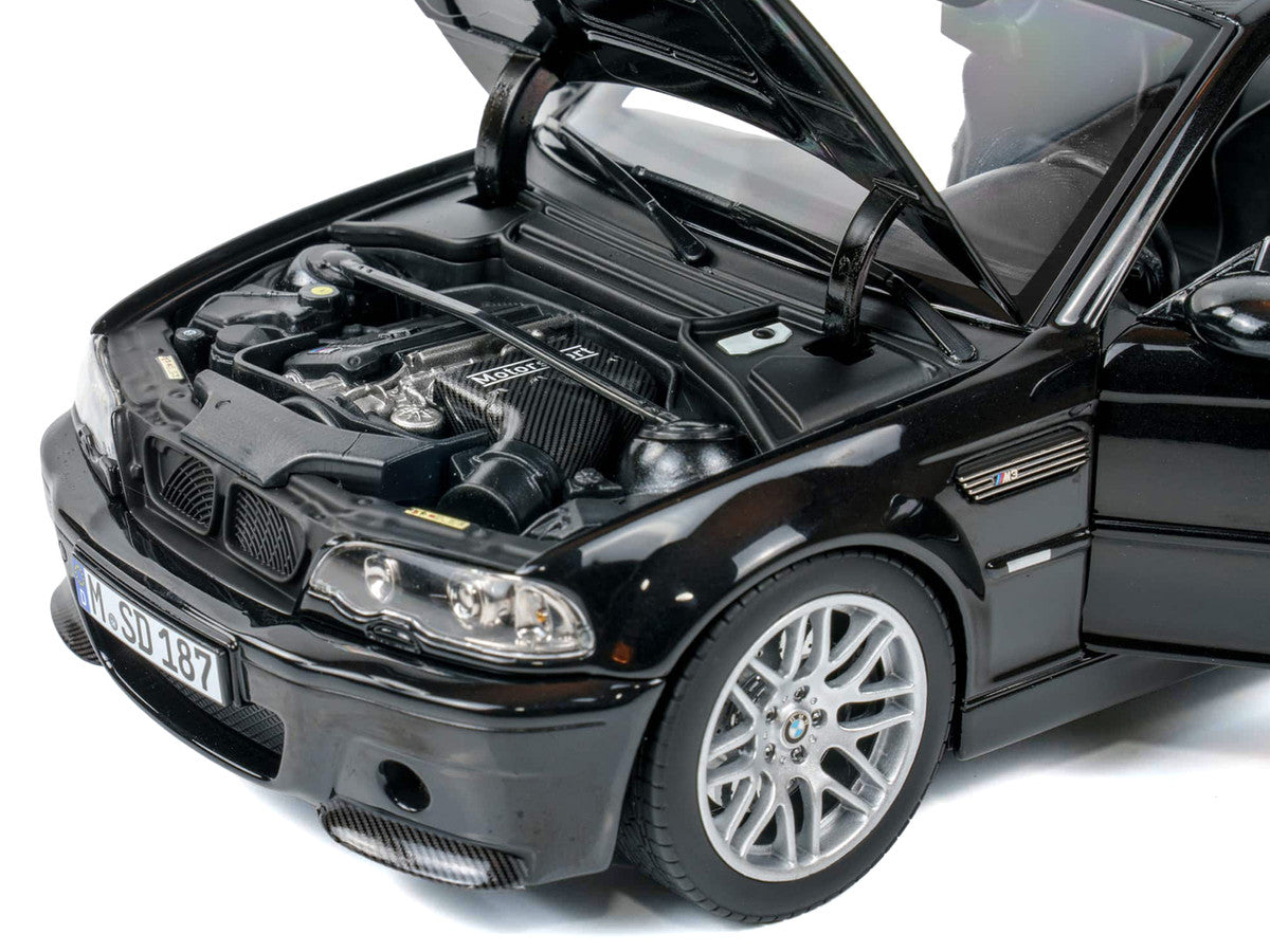 2003 BMW M3 CSL Saphire Black 1/18 Diecast Model Car by Norev-3