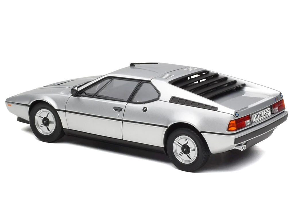 1980 BMW M1 Silver Metallic 1/18 Diecast Model Car by Norev-4