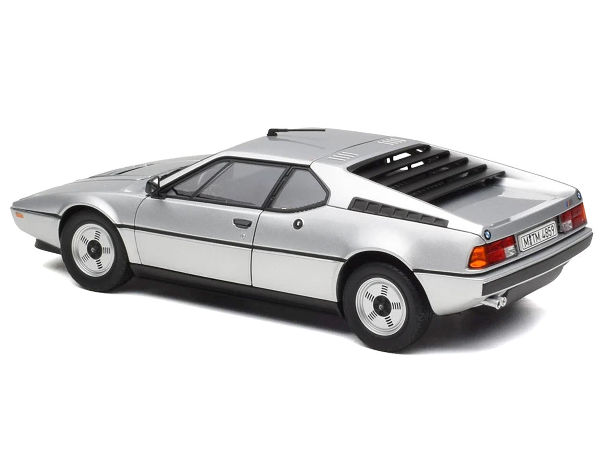 1980 BMW M1 Silver Metallic 1/18 Diecast Model Car by Norev-4
