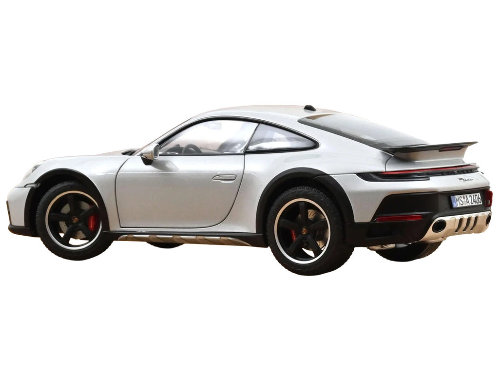 2023 Porsche 911 Dakar Ice Gray Metallic 1/18 Diecast Model Car by Norev-0