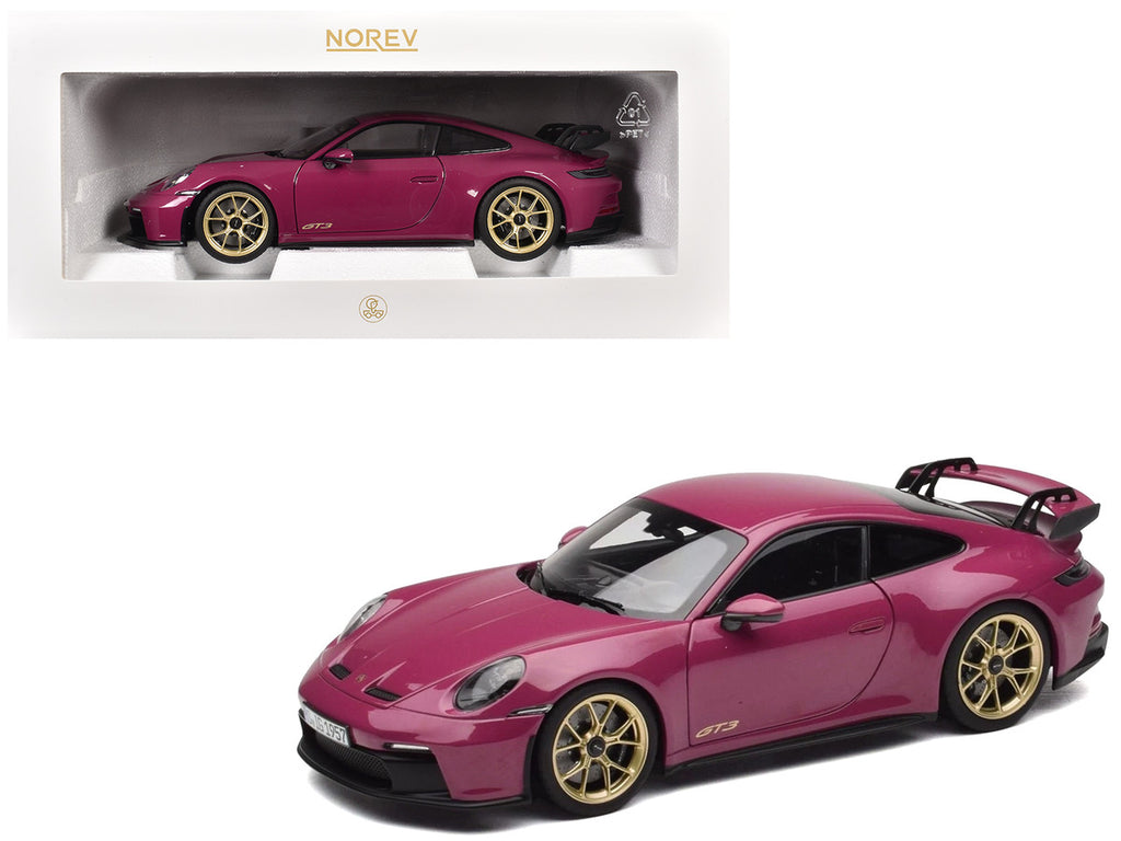 2021 Porsche 911 GT3 Ruby Star Neo 1/18 Diecast Model Car by Norev-4