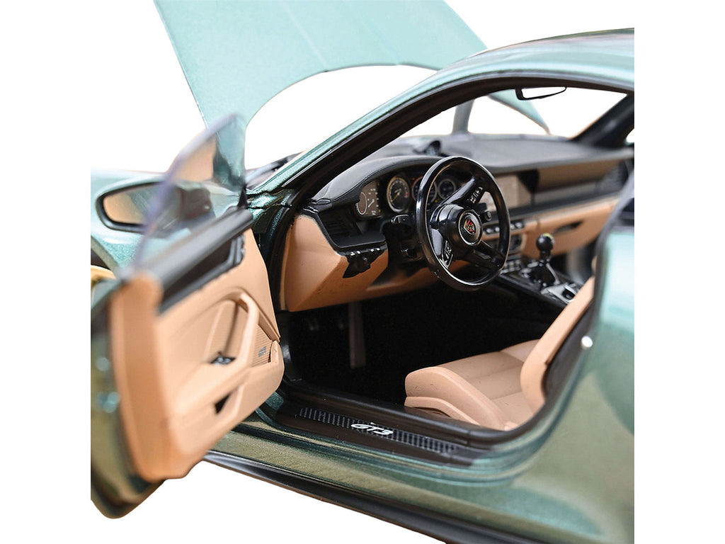 2021 Porsche 911 GT3 Malachite Green Metallic 1/18 Diecast Model Car by Norev-2