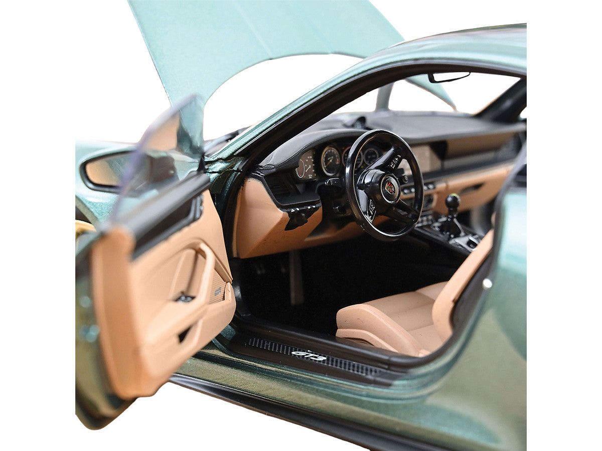 2021 Porsche 911 GT3 Malachite Green Metallic 1/18 Diecast Model Car by Norev-2