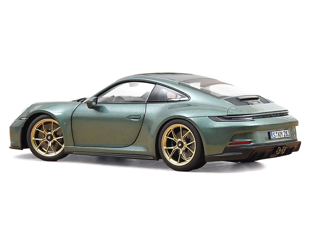 2021 Porsche 911 GT3 Malachite Green Metallic 1/18 Diecast Model Car by Norev-0
