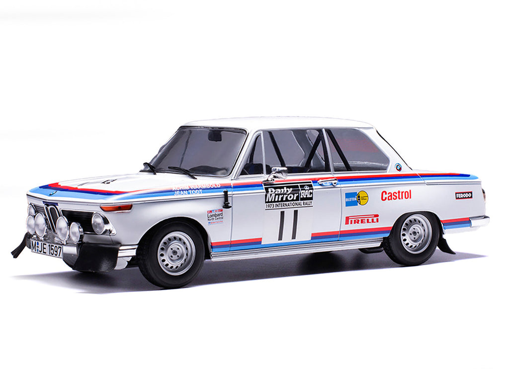 BMW 2002 #11 Achim Warmbold - Jean Todt "RAC Rally" (1973) 1/18 Diecast Model Car by IXO Models-1