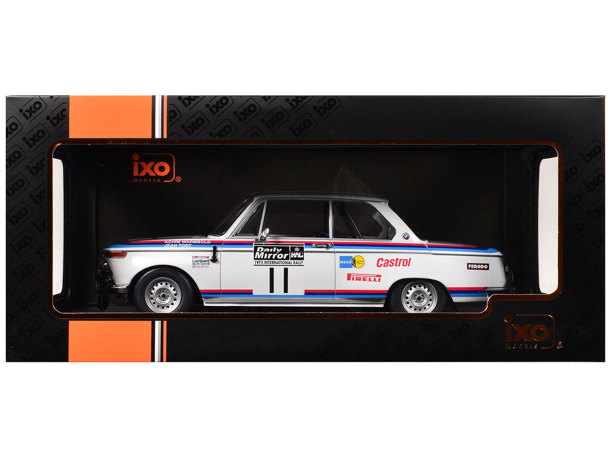 BMW 2002 #11 Achim Warmbold - Jean Todt "RAC Rally" (1973) 1/18 Diecast Model Car by IXO Models-2