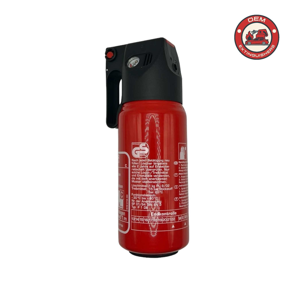 Bare BMW Branded 1 Kg Fire Extinguisher