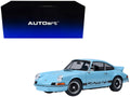 Porsche 911 Carrera 2.7 RS Gulf Blue with Black Stripes and Wheels 1/18 Model Car by Autoart-4