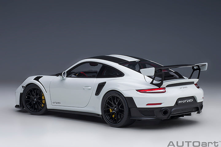 Porsche 911 991.2 GT2 RS w/ Weissach Pkg White 1:18 by AUTOart