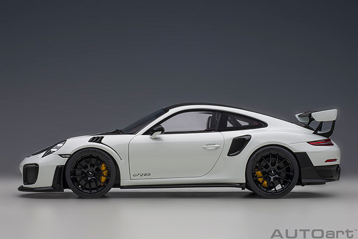 Porsche 911 991.2 GT2 RS w/ Weissach Pkg White 1:18 by AUTOart