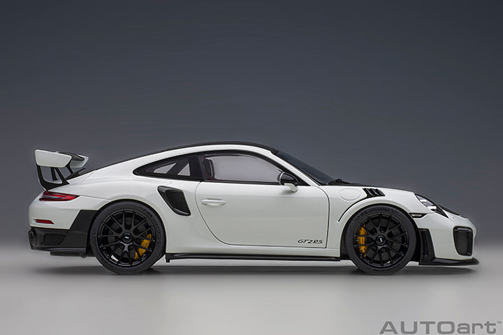 Porsche 911 991.2 GT2 RS w/ Weissach Pkg White 1:18 by AUTOart