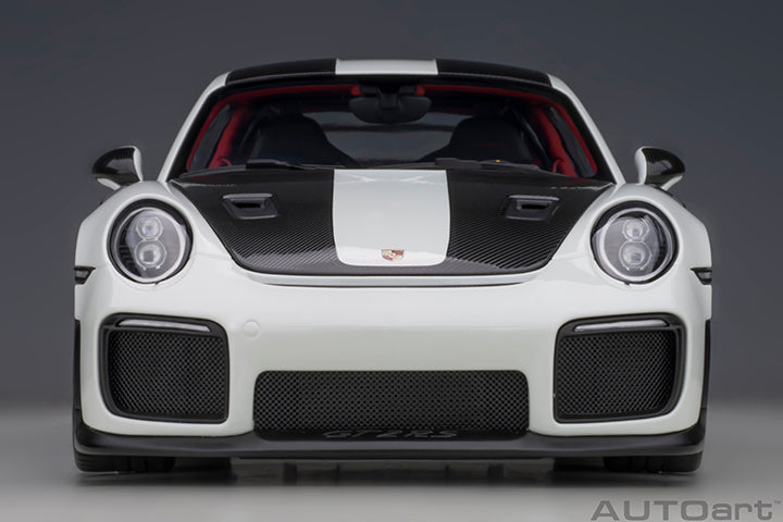 Porsche 911 991.2 GT2 RS w/ Weissach Pkg White 1:18 by AUTOart