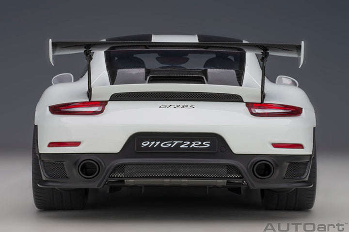 Porsche 911 991.2 GT2 RS w/ Weissach Pkg White 1:18 by AUTOart