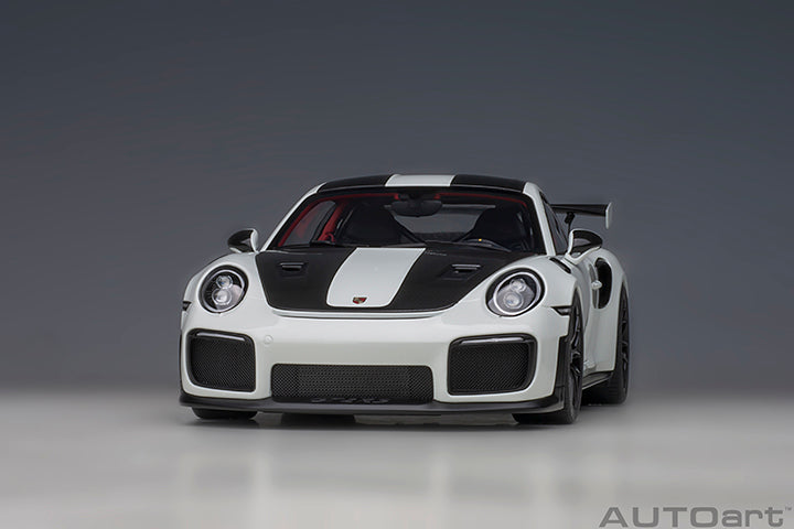 Porsche 911 991.2 GT2 RS w/ Weissach Pkg White 1:18 by AUTOart
