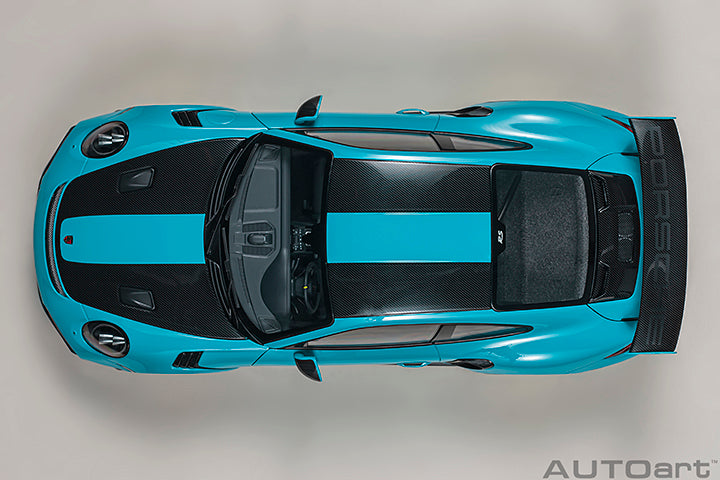 Porsche 911 991.2 GT2 RS w/ Weissach Pkg Miami Blue 1:18 by AUTOart