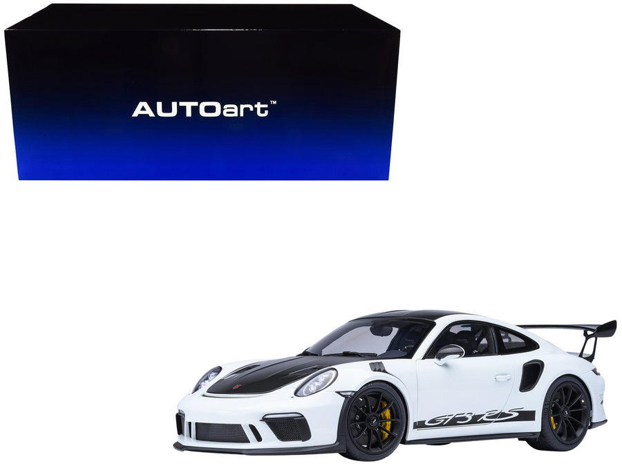Porsche 911 (991.2) GT3 RS Weissach Package White 1/18 Model Car by Autoart