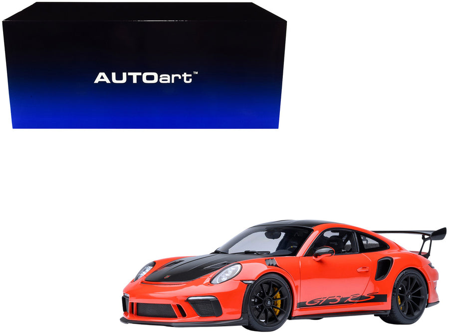 Porsche 911 (991.2) GT3 RS Weissach Lava Orange 1/18 Model Car by Autoart
