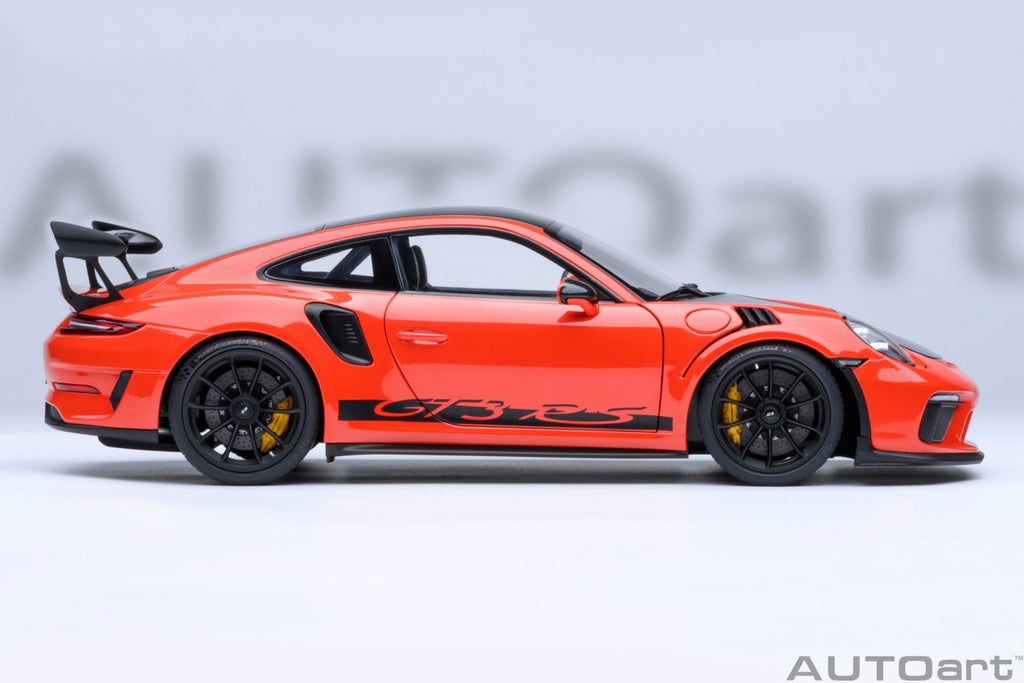 AUTOart Porsche 911 991.2 GT3 RS Weissach Lava Orange 1:18