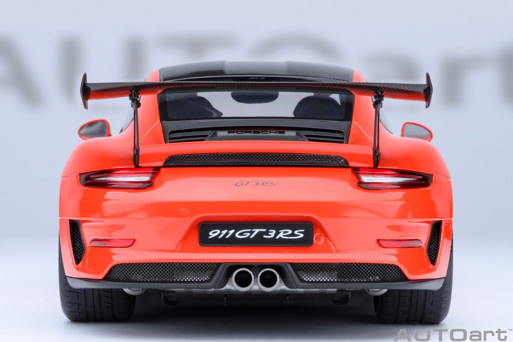 AUTOart Porsche 911 991.2 GT3 RS Weissach Lava Orange 1:18