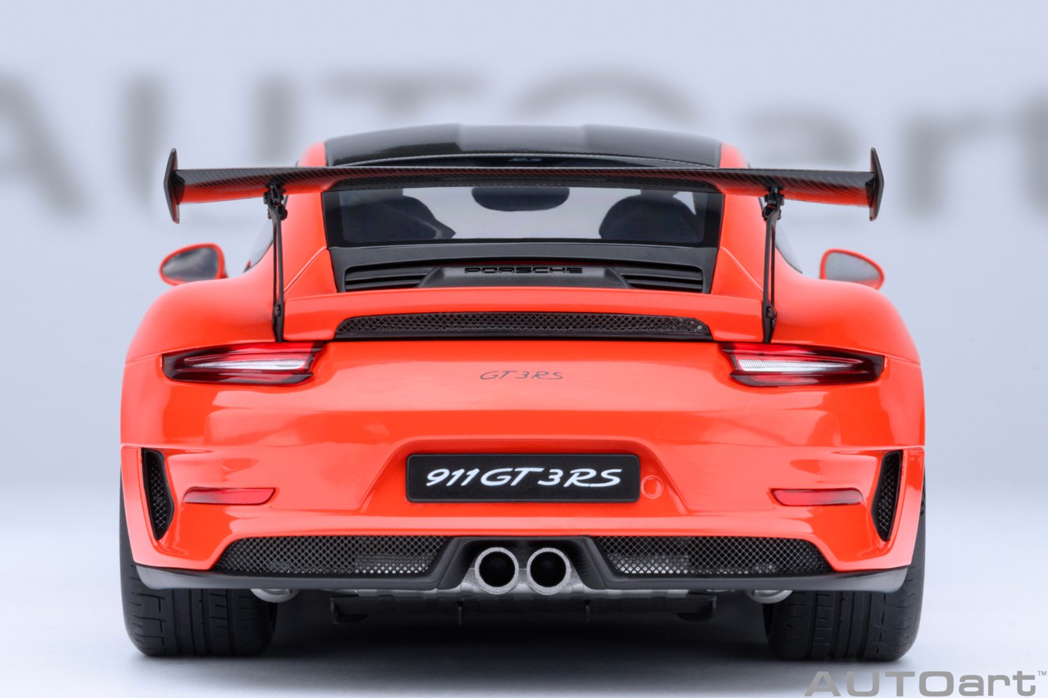 AUTOart Porsche 911 991.2 GT3 RS Weissach Lava Orange 1:18