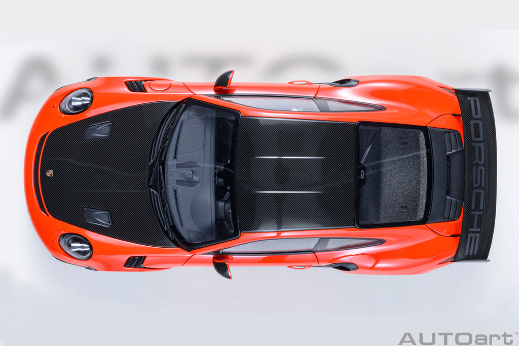 AUTOart Porsche 911 991.2 GT3 RS Weissach Lava Orange 1:18