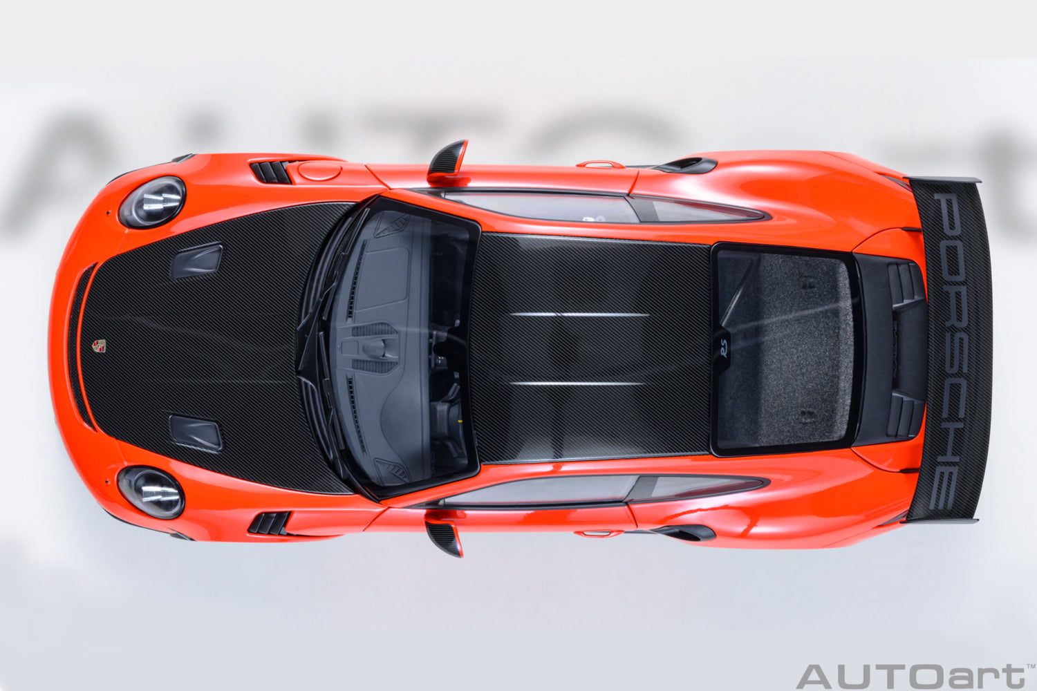 AUTOart Porsche 911 991.2 GT3 RS Weissach Lava Orange 1:18