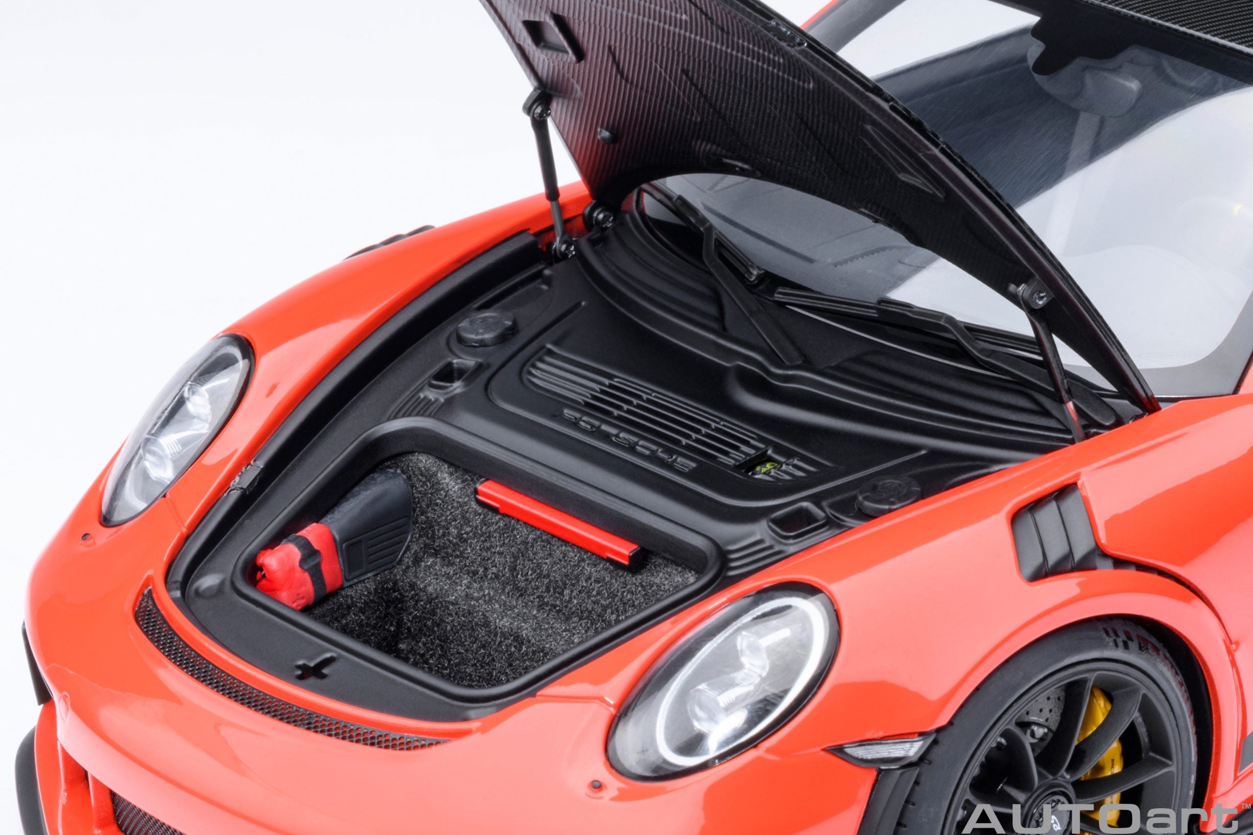 AUTOart Porsche 911 991.2 GT3 RS Weissach Lava Orange 1:18