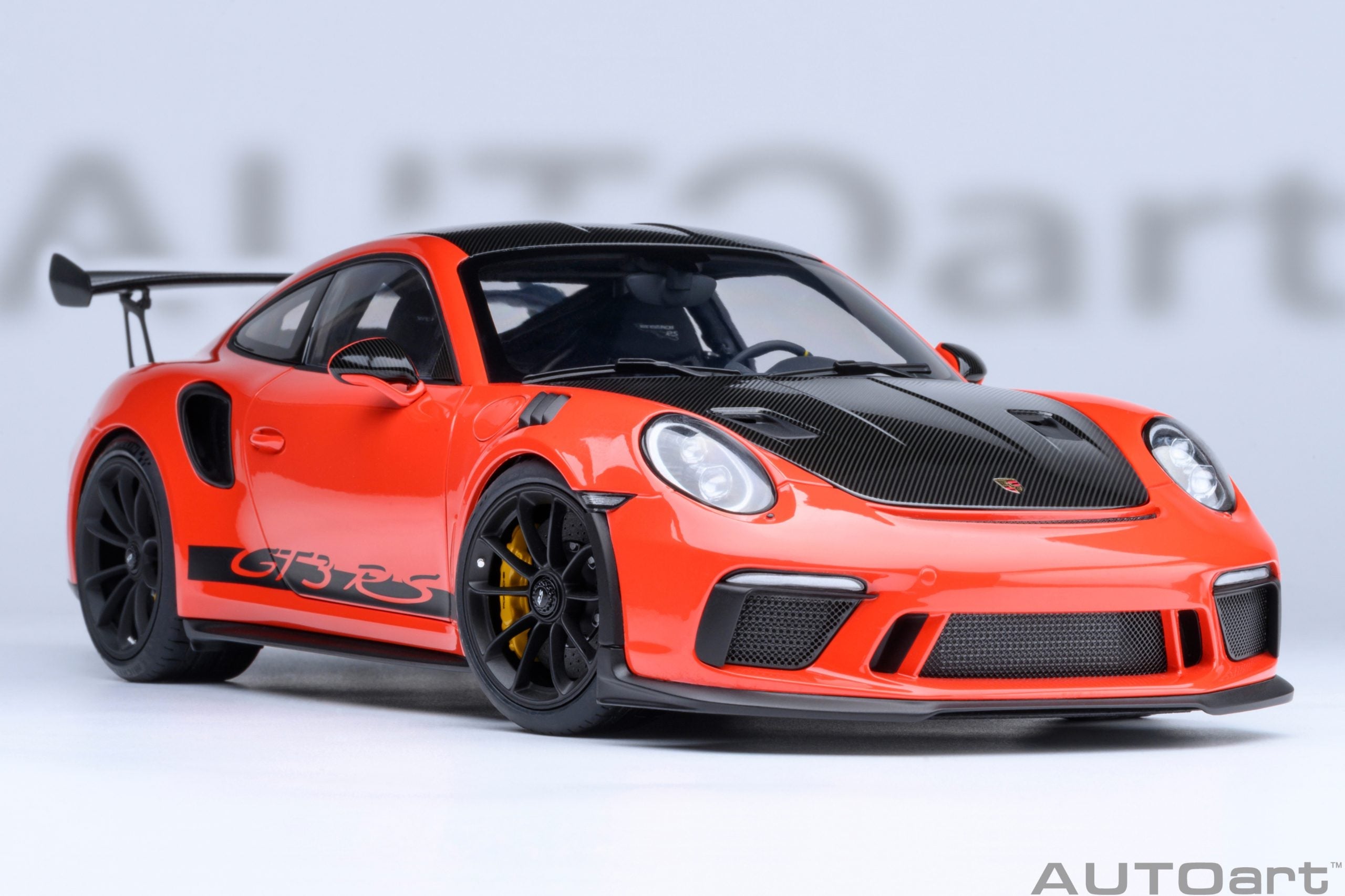 AUTOart Porsche 911 991.2 GT3 RS Weissach Lava Orange 1:18