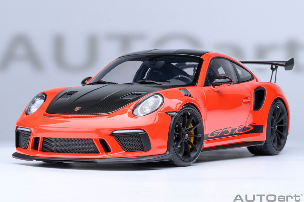 AUTOart Porsche 911 991.2 GT3 RS Weissach Lava Orange 1:18