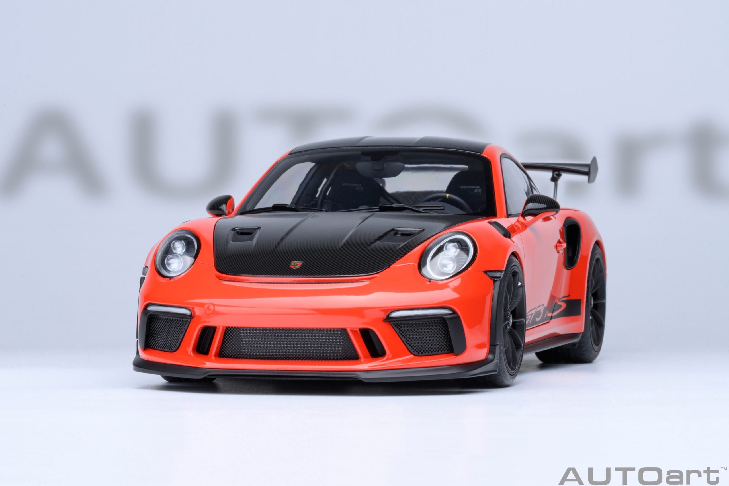 AUTOart Porsche 911 991.2 GT3 RS Weissach Lava Orange 1:18