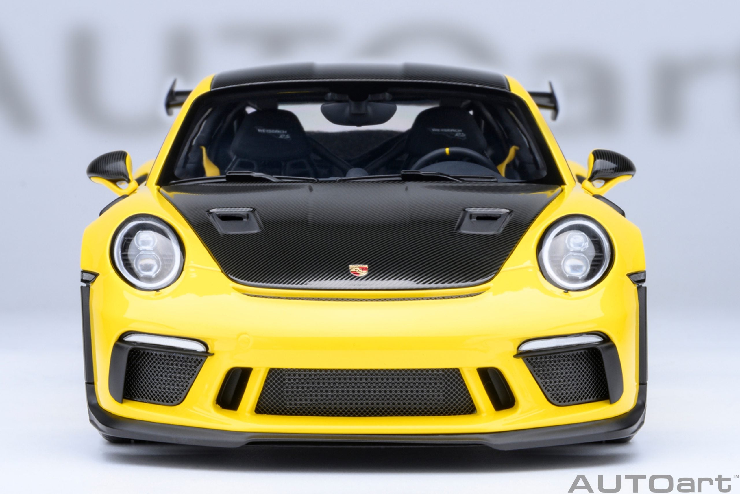 AUTOart Porsche 911 991.2 GT3 RS Weissach Racing Yellow 1:18