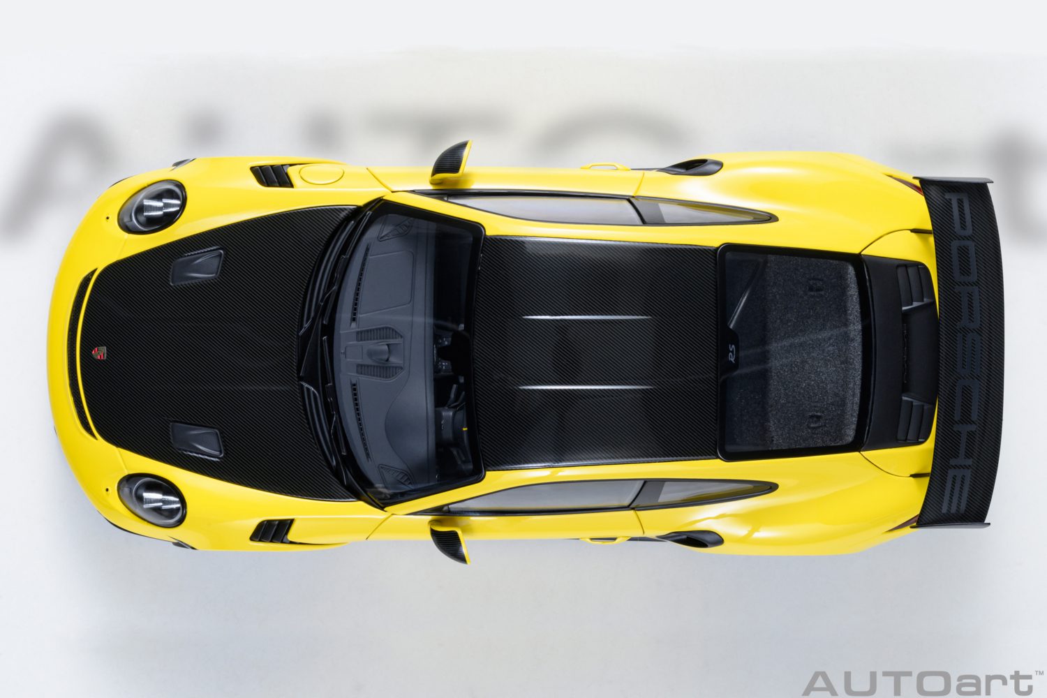 AUTOart Porsche 911 991.2 GT3 RS Weissach Racing Yellow 1:18