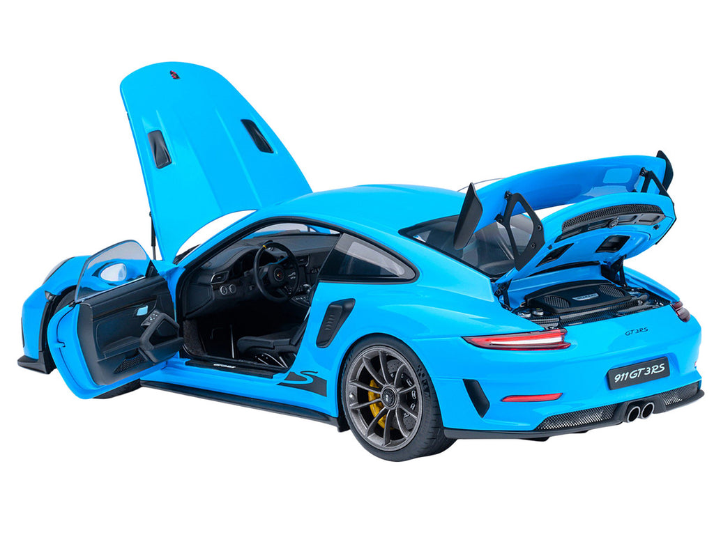 Porsche 911 (991.2) GT3 RS Riviera Blue 1/18 Model Car by Autoart