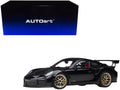 Porsche 911 (991.2) GT2 RS Weissach Package Black with Carbon Stripes 1/18 Model Car by Autoart-0