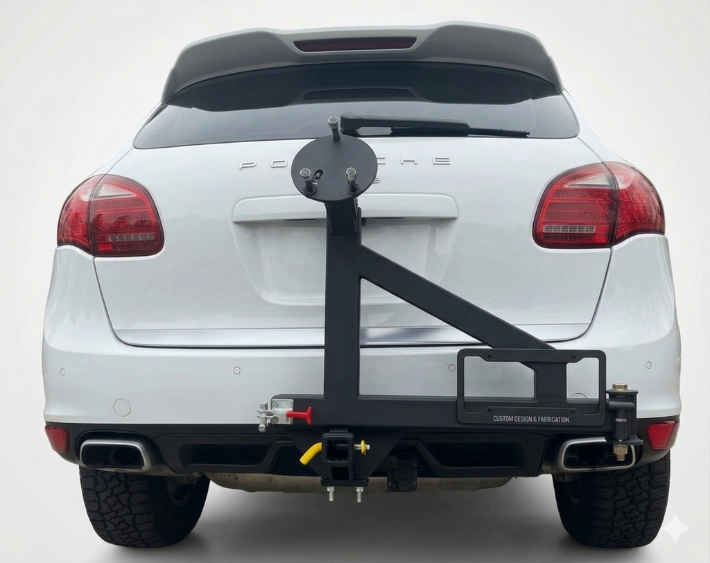 HRB Spare Tire Swing Out Carrier for Cayenne (955/957/958) and VW Touareg