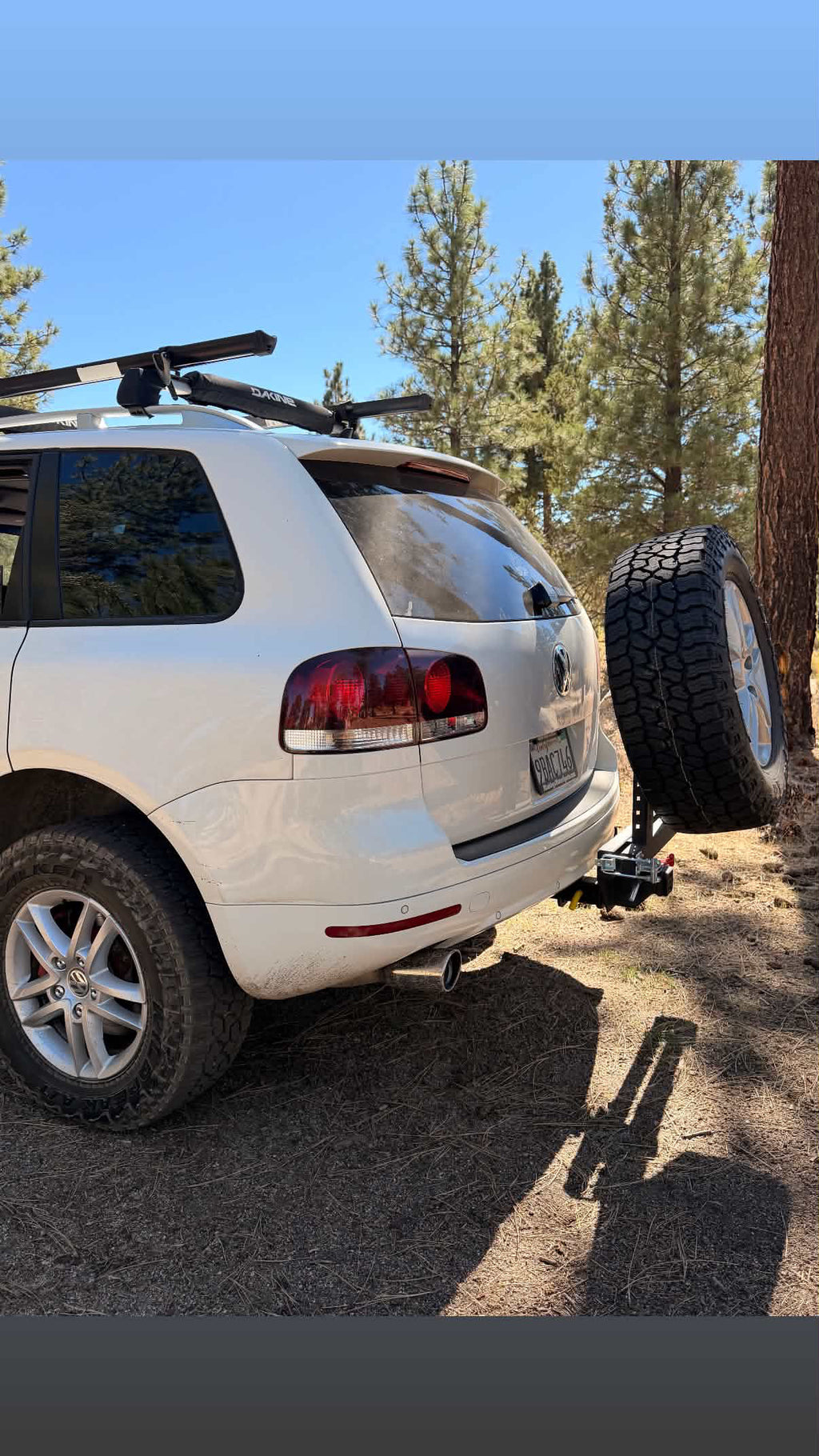 - HRB Spare Tire Swing Out Carrier for Cayenne (955/957/958) and VW Touareg