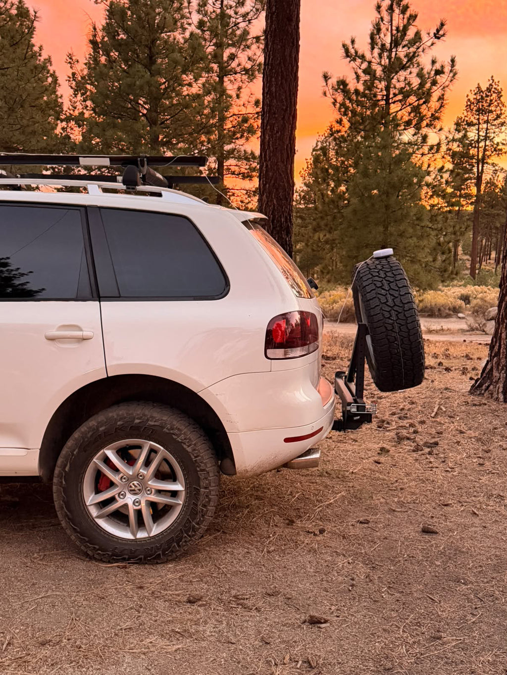- HRB Spare Tire Swing Out Carrier for Cayenne (955/957/958) and VW Touareg