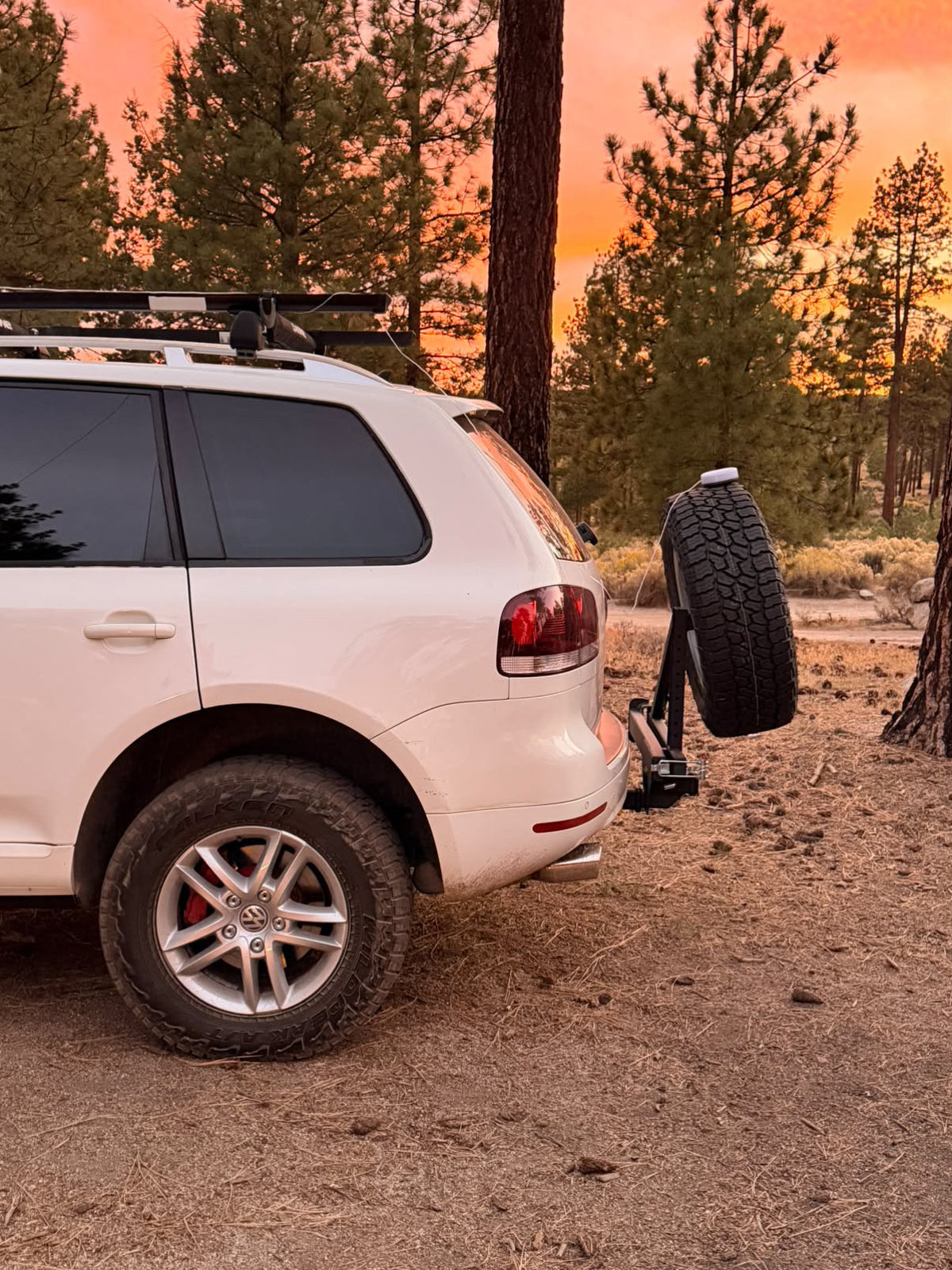 - HRB Spare Tire Swing Out Carrier for Cayenne (955/957/958) and VW Touareg