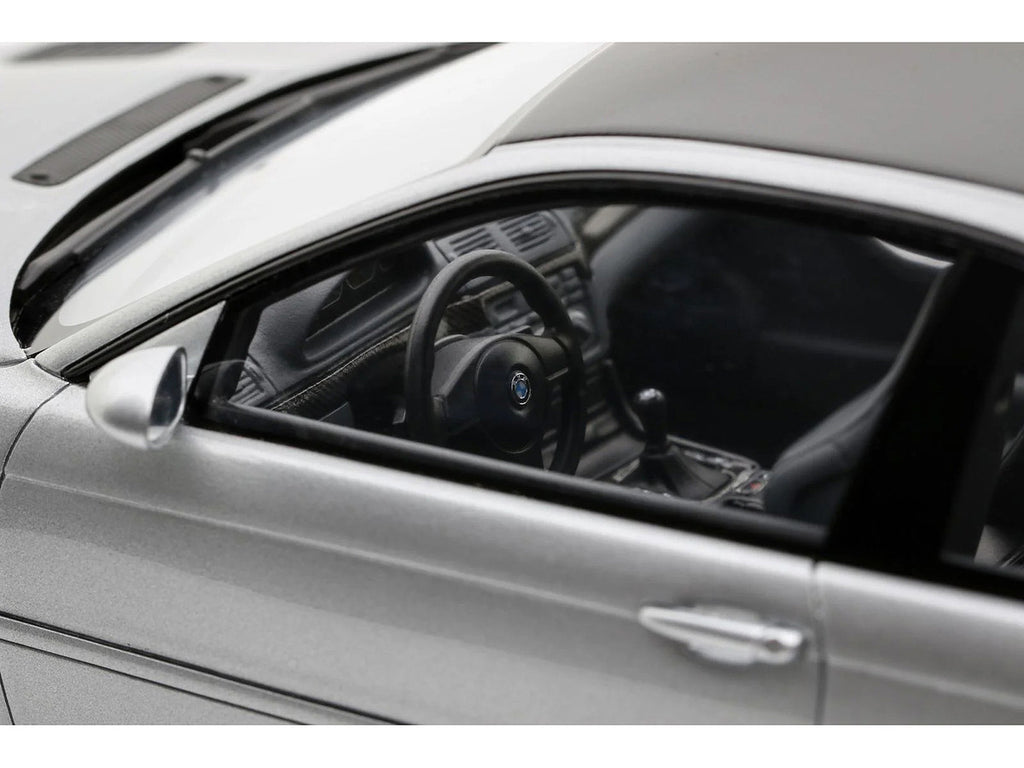 2001 BMW E46 M3 GTR Street Titan Silver Metallic 1/18 Model Car by Otto Mobile-3