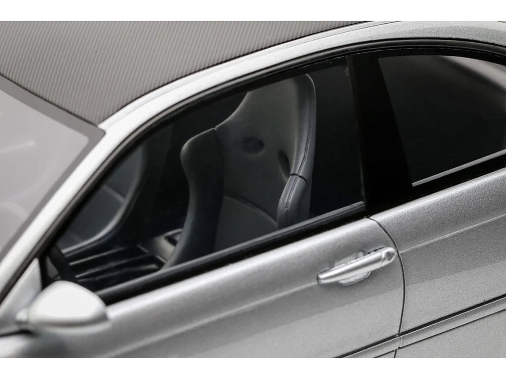 2001 BMW E46 M3 GTR Street Titan Silver Metallic 1/18 Model Car by Otto Mobile-0