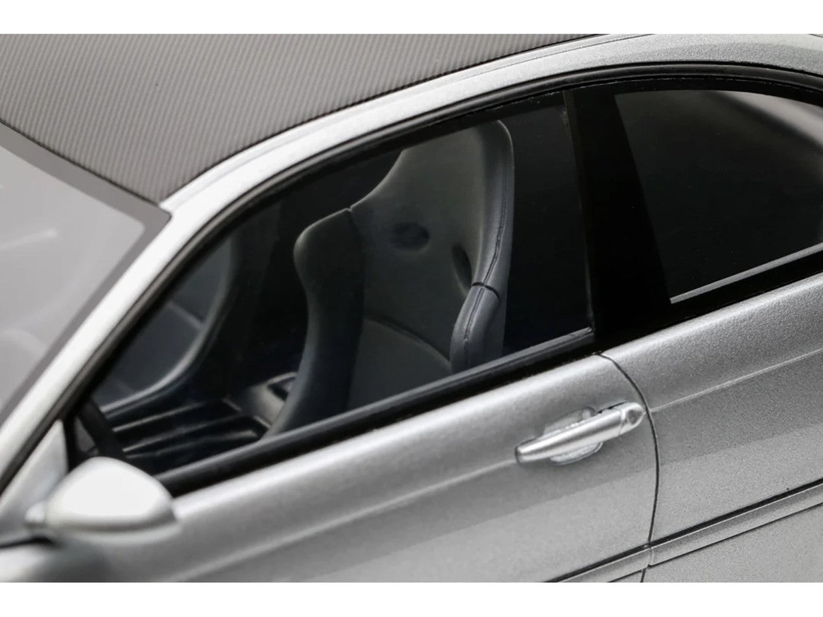 2001 BMW E46 M3 GTR Street Titan Silver Metallic 1/18 Model Car by Otto Mobile-0