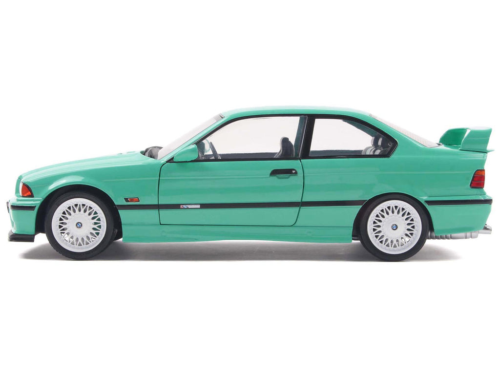 1991 BMW E36 M3 "Solido Works" Mint Green with Mint Green Interior 1/18 Diecast Model Car by Solido-2