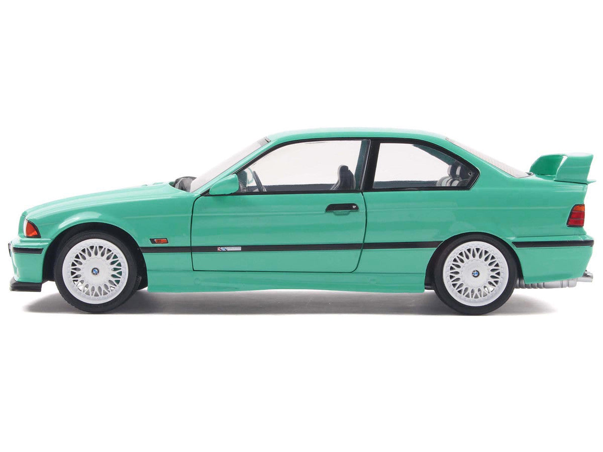1991 BMW E36 M3 "Solido Works" Mint Green with Mint Green Interior 1/18 Diecast Model Car by Solido-2