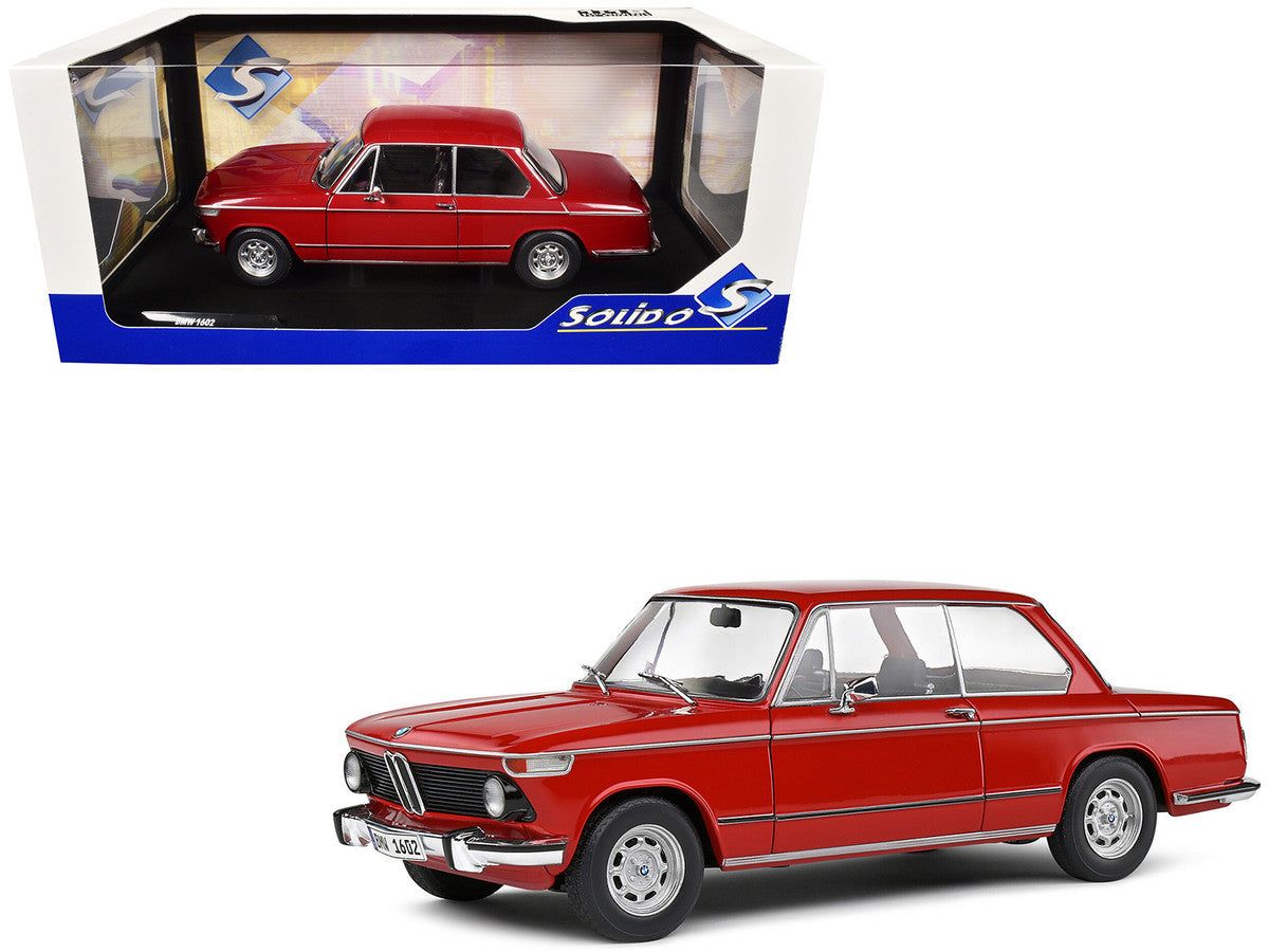 1971 BMW 1602 Verona Red 1/18 Diecast Model Car by Solido-0