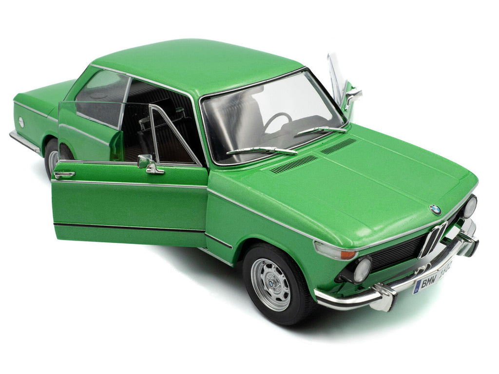 1971 BMW 1602 Taiga Green Metallic 1/18 Diecast Model Car by Solido-2