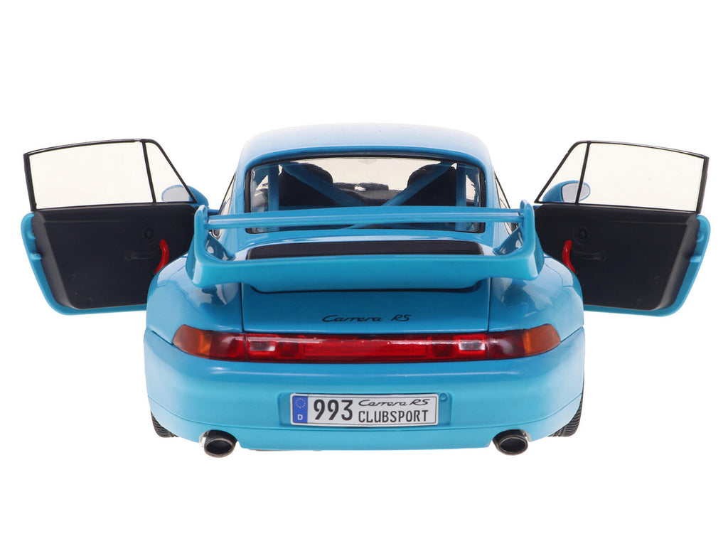 1997 Porsche 911 (993) Clubsport Riviera Blue 1/18 Diecast Model Car by Solido-3