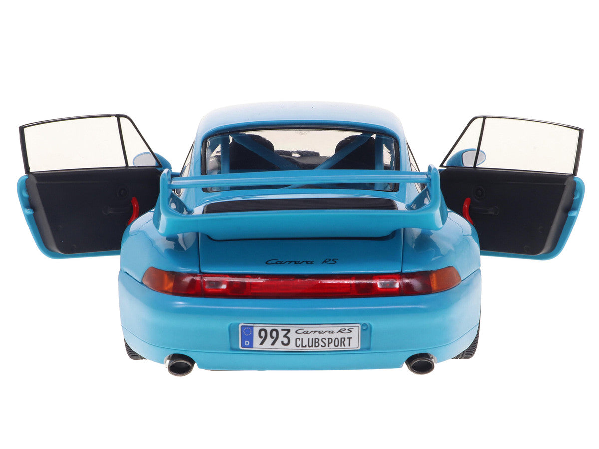 1997 Porsche 911 (993) Clubsport Riviera Blue 1/18 Diecast Model Car by Solido-3