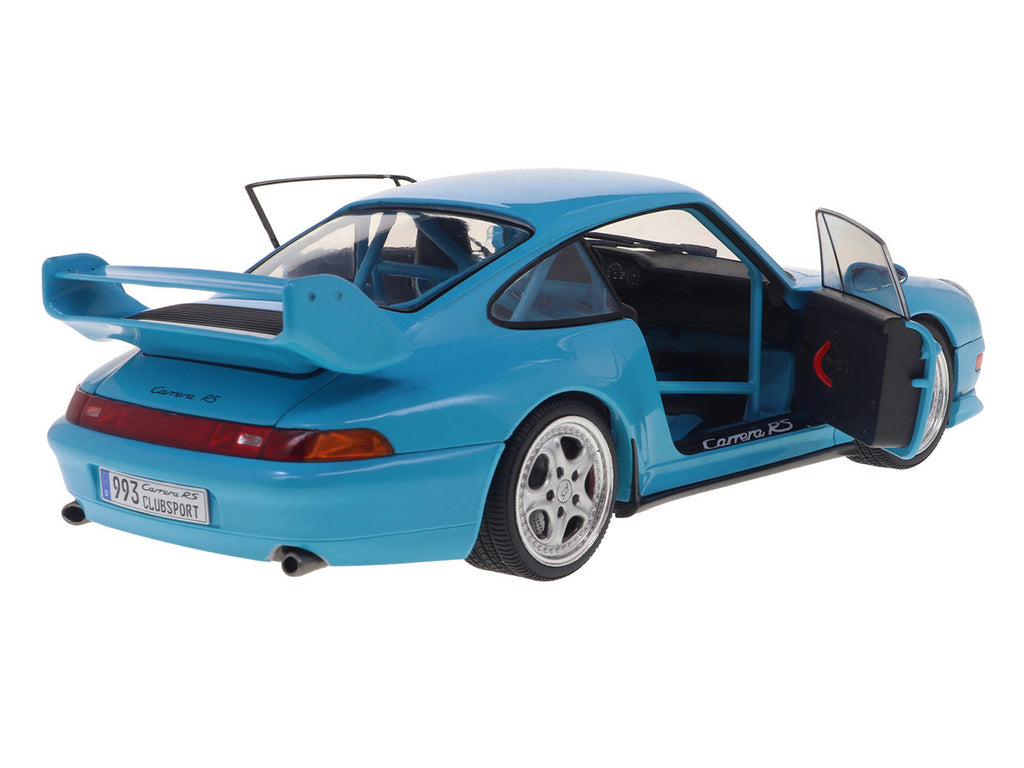 1997 Porsche 911 (993) Clubsport Riviera Blue 1/18 Diecast Model Car by Solido-1