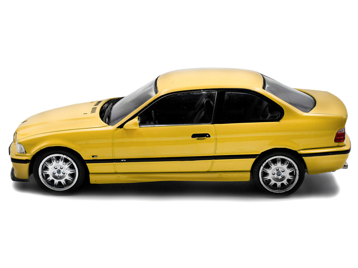 1999 BMW E36 M3 Coupe Dakar Yellow 1/43 Diecast Model Car by Solido-1